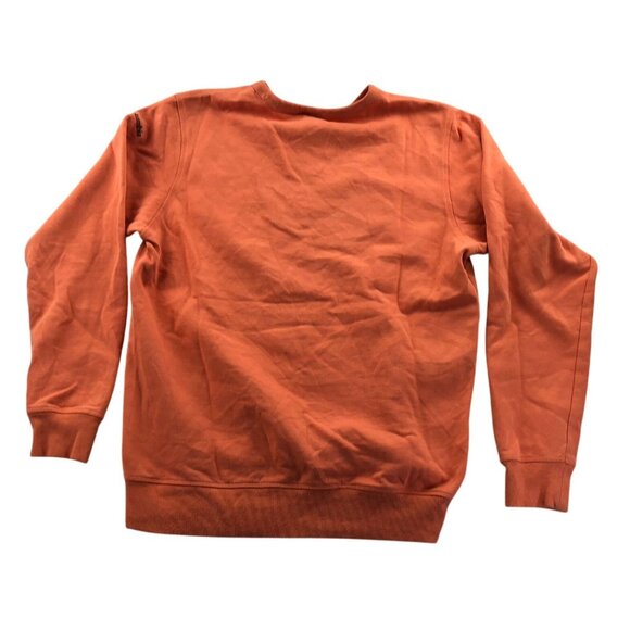 Columbia Womens Sweatshirt Medium Orange Long Sleeve Crew Neck Pullover Casual - Picture 2 of 14